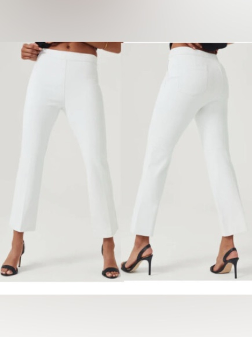 Spanx Size S On-the-Go Kick Flare Pant - Classic White